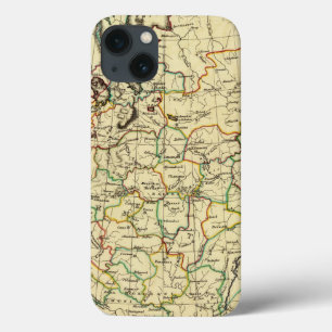 Russia in Europe with boundaries outlined iPhone 13 Case