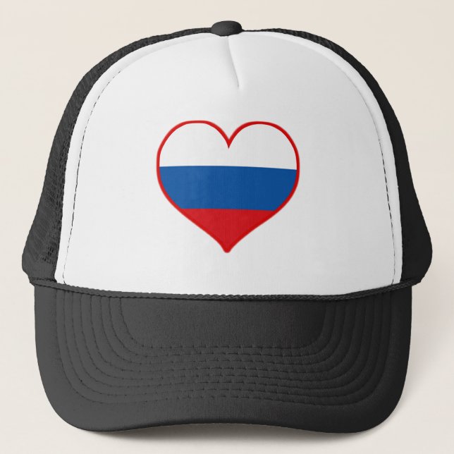Russia Love Trucker Hat (Front)
