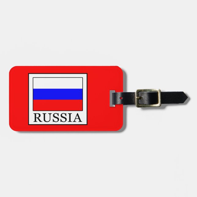 Russia Luggage Tag (Front Horizontal)
