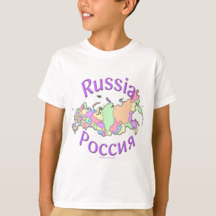 Russia Map T-Shirt