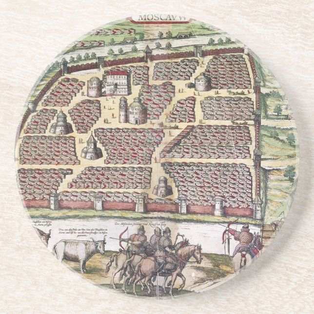 RUSSIA: MOSCOW, 1591 COASTER (Front)