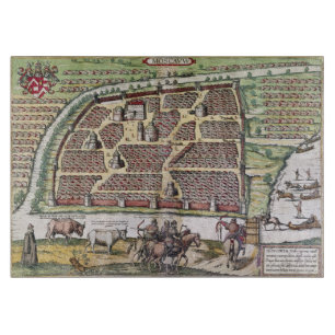 RUSSIA: MOSCOW, 1591 CUTTING BOARD