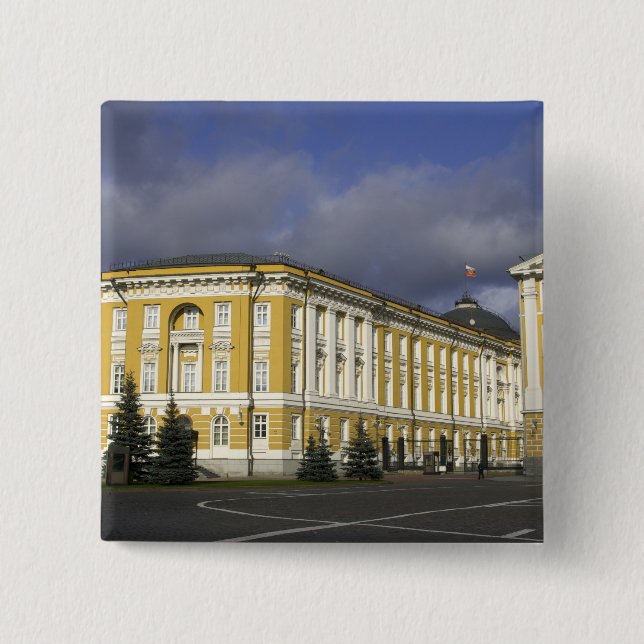 Russia, Moscow, Kremlin, Senate Palace, 15 Cm Square Badge (Front)