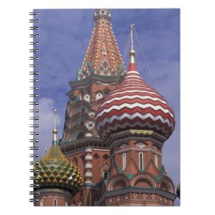 Russia, Moscow, Red Square. famous onions of St. Notebook