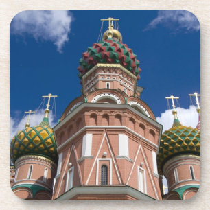 Russia, Moscow, Red Square. St. Basil's 2 Coaster