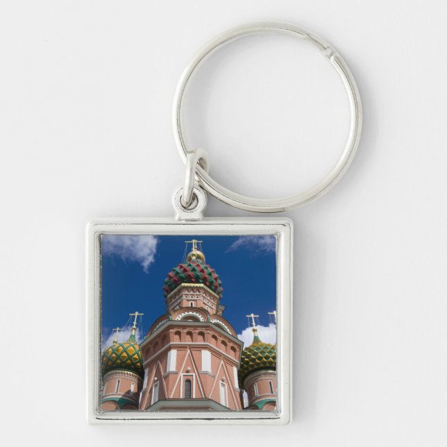Russia, Moscow, Red Square. St. Basil's 2 Key Ring (Front)