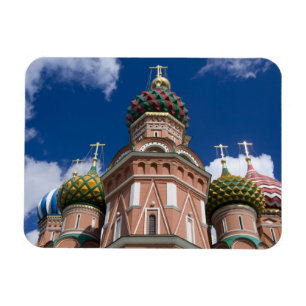 Russia, Moscow, Red Square. St. Basil's 2 Magnet