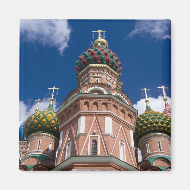 Russia, Moscow, Red Square. St. Basil's 2 Magnet (Front)