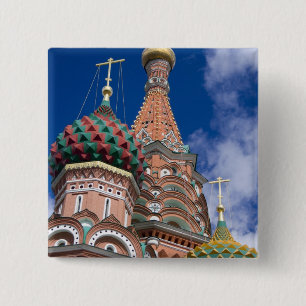 Russia, Moscow, Red Square. St. Basil's 5 15 Cm Square Badge
