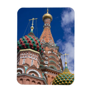 Russia, Moscow, Red Square. St. Basil's 5 Magnet