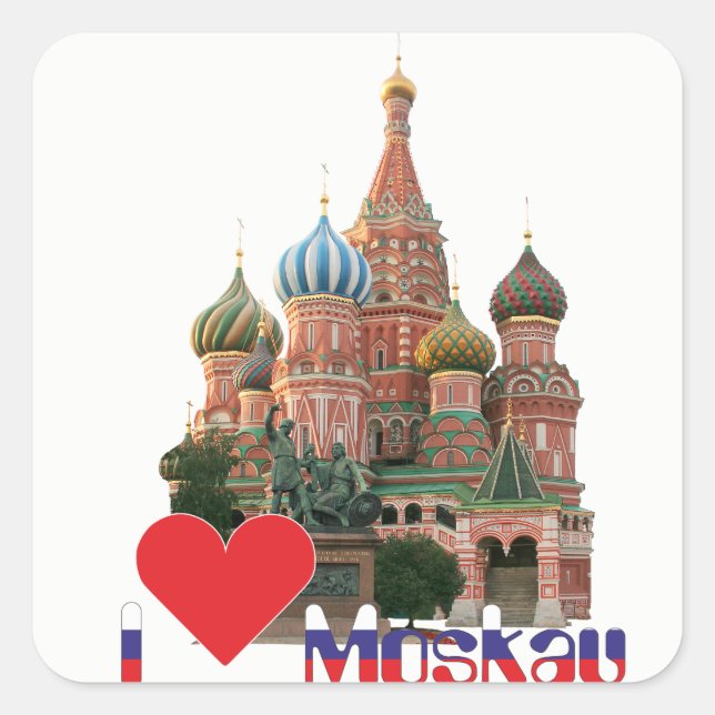 Russia Moscow sticker (Front)