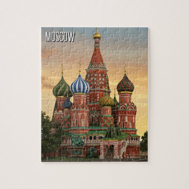 Russia Moscow Travel Jigsaw Puzzle (Vertical)
