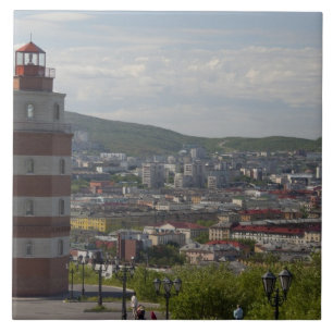 Russia, Murmansk. Largest city north of the Ceramic Tile