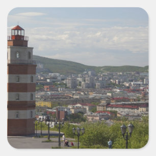 Russia, Murmansk. Largest city north of the Square Sticker