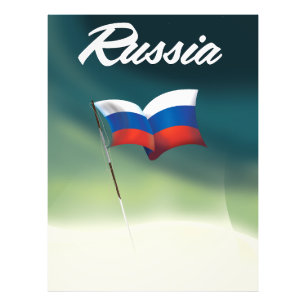 Russia National Flag Photo Print