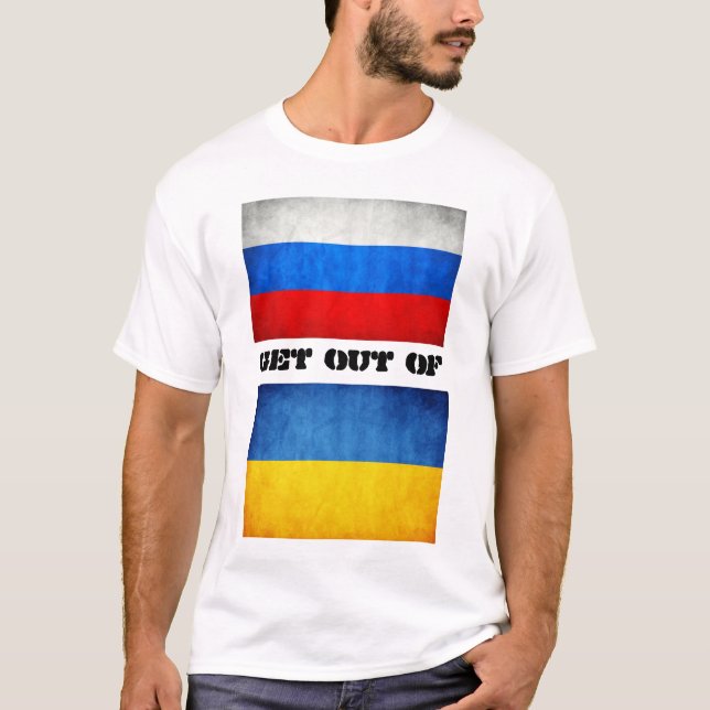 Russia Out Of Ukraine T-Shirt (Front)