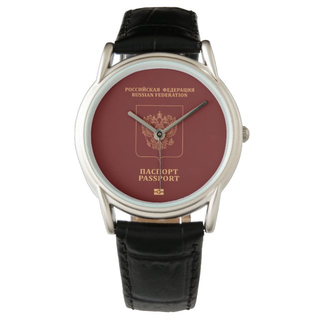 Russia passport wristwatch (Front)
