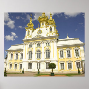 Russia. Petrodvorets. Peterhof Palace. Peter the 2 Poster