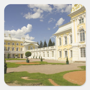 Russia. Petrodvorets. Peterhof Palace. Peter the 3 Square Sticker
