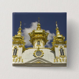 Russia. Petrodvorets. Peterhof Palace. Peter the 4 15 Cm Square Badge