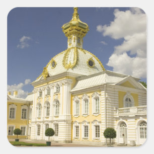 Russia. Petrodvorets. Peterhof Palace. Peter the 5 Square Sticker