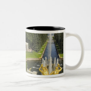 Russia. Petrodvorets. Peterhof Palace. Peter the Two-Tone Coffee Mug