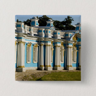 Russia, Pushkin. Portion of Catherine Palace. 15 Cm Square Badge