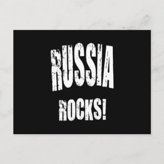 Russia Rocks! Postcard