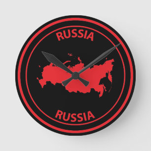 Russia Round Clock
