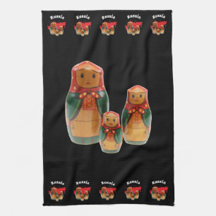Russia - Russia Babuschka Dishcloths Tea Towel