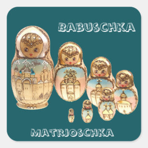 Russia - Russia Babuschka Matrjoschka sticker