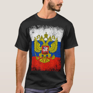 Russia  Russia Russian Federation coat of arms Mos T-Shirt