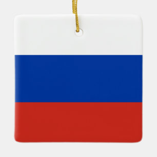 Russia (Russian) Flag  Ceramic Ornament