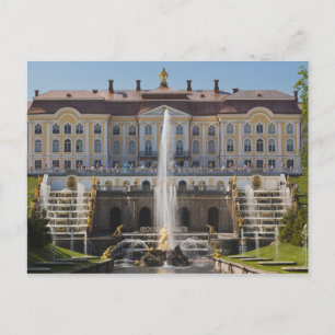 Russia, Saint Petersburg, Peterhof, Grand Palace Postcard