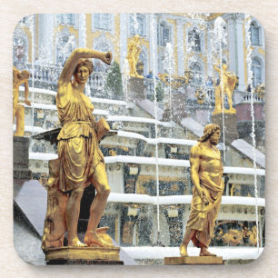 Russia, Saint Petersburg, Peterhof, Samson and Coaster
