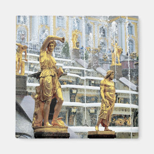 Russia, Saint Petersburg, Peterhof, Samson and Magnet