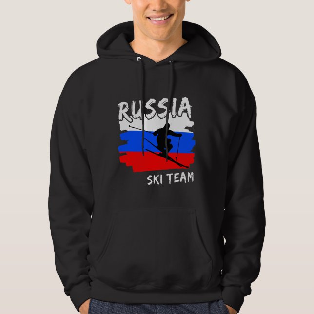 Russia Ski  Hoodie (Front)