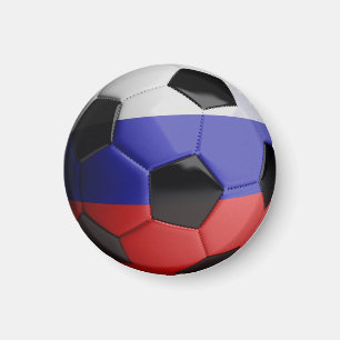 Russia Soccer Ball Magnet
