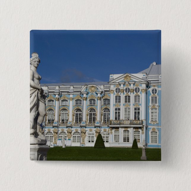 Russia, St. Petersburg, Catherine's Palace (aka 3 15 Cm Square Badge (Front)