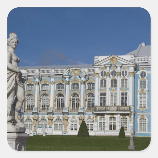 Russia, St. Petersburg, Catherine's Palace (aka 3 Square Sticker (Front)