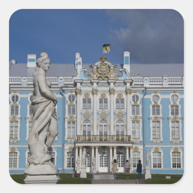 Russia, St. Petersburg, Catherine's Palace (aka 5 Square Sticker (Front)