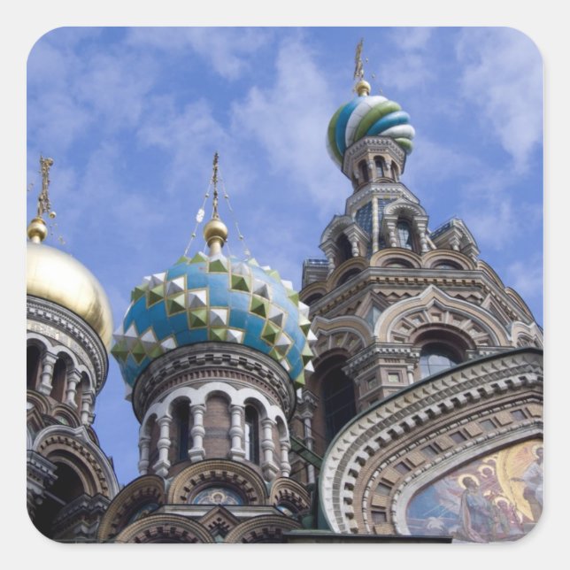 Russia, St. Petersburg, Nevsky Prospekt, The 2 Square Sticker (Front)
