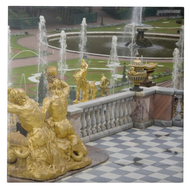 Russia, St. Petersburg, Peterhoff (aka 2 Tile (Front)