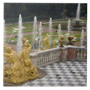 Russia, St. Petersburg, Peterhoff (aka Ceramic Tile