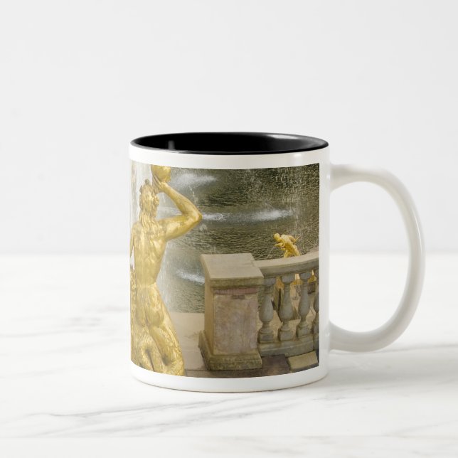 Russia, St. Petersburg. Samson fountain at Two-Tone Coffee Mug (Right)