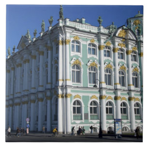 Russia, St. Petersburg, Winter Palace, The 4 Ceramic Tile