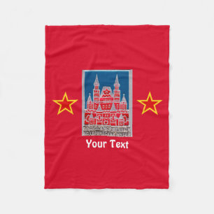 Russia State History Museum Znachok Fleece Blanket