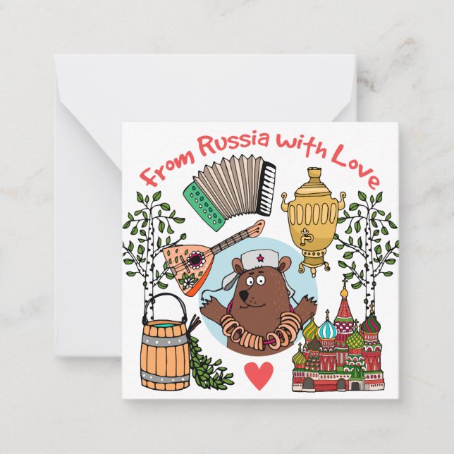 Russia Themed Card (Front)