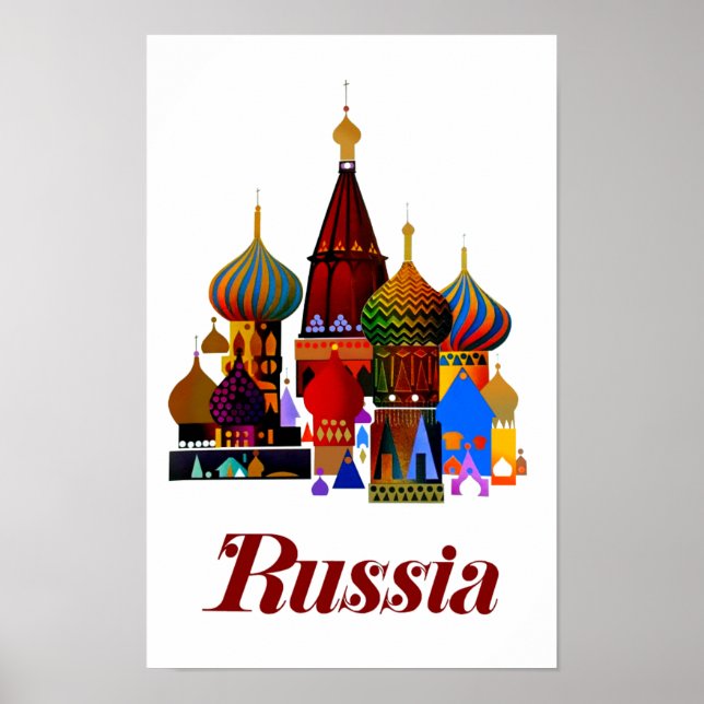 Russia travel poster (Front)