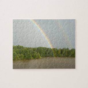 Russia, Typical river views between Goritzy & Jigsaw Puzzle